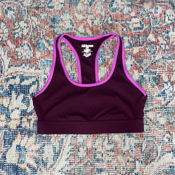 All Access Bandier Center Stage Pocket Leggings + Sports Bra Mulberry SZ M VGUC - Picture 4 of 11